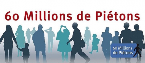 Place aux Piétons avec l'association 60 millions de piétons, un collectif qui défend les droits des usagers à pied