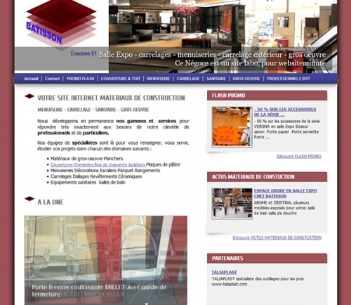 www.materiaux-de-construction.com : domaine mis en vente
